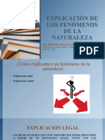 Explicación de Los Fenómenos de La Naturaleza