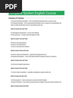 Complete Spoken English Course