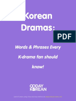 Korean Dramas:: Words & Phrases Every K-Drama Fan Should Know!