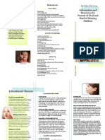 DHH Parent Resources Brochure