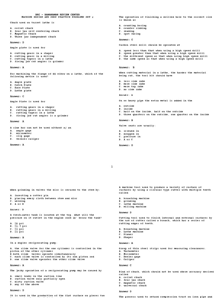 Machine Design Practice Problems Set 4 | PDF | Pipe (Fluid Conveyance ...
