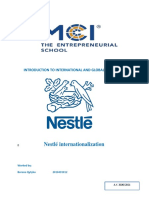 Nestlé Internationalization: Introduction To International and Global Marketing