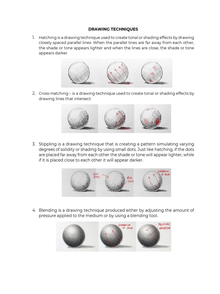 Drawing Techniques PDF
