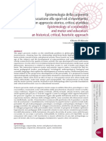 Epistemologia Della Corporeità PDF