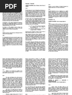 PATERNITY AND FILIATION