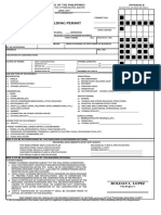 Lipa City Building Permit Form