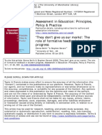 Assessment in Education: Principles, Policy & Practice