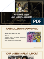 My Favorite Player Juan Guillermo Cuadrado: Alejandra Prada