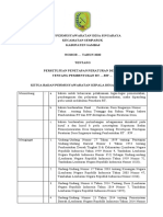 Persetujuan BPD TTG Pembentukan RT RW