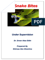 Snake Bites: Under Supervision