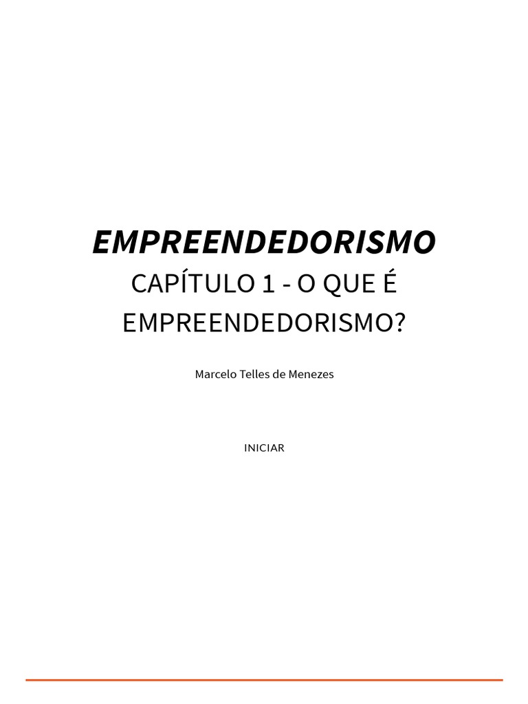 Definição e História do Empreendedorismo | PDF | Empreendedorismo ...