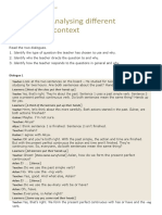 Handout 6: Analysing Different Questions in Context: Language Learning and The Teenage Learner