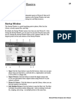 Startup Window: Microsoft Picture It! Express User's Manual