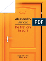 Alessandro Baricco - De trei ori în zori 1.0 °{Literatură}
