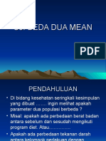 Uji Beda Dua Mean Dep-Indep