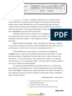 Devoir de Contrôle N°1 Collège Pilote - Français - 9ème (2013-2014) MR Gassoumi & Hammami