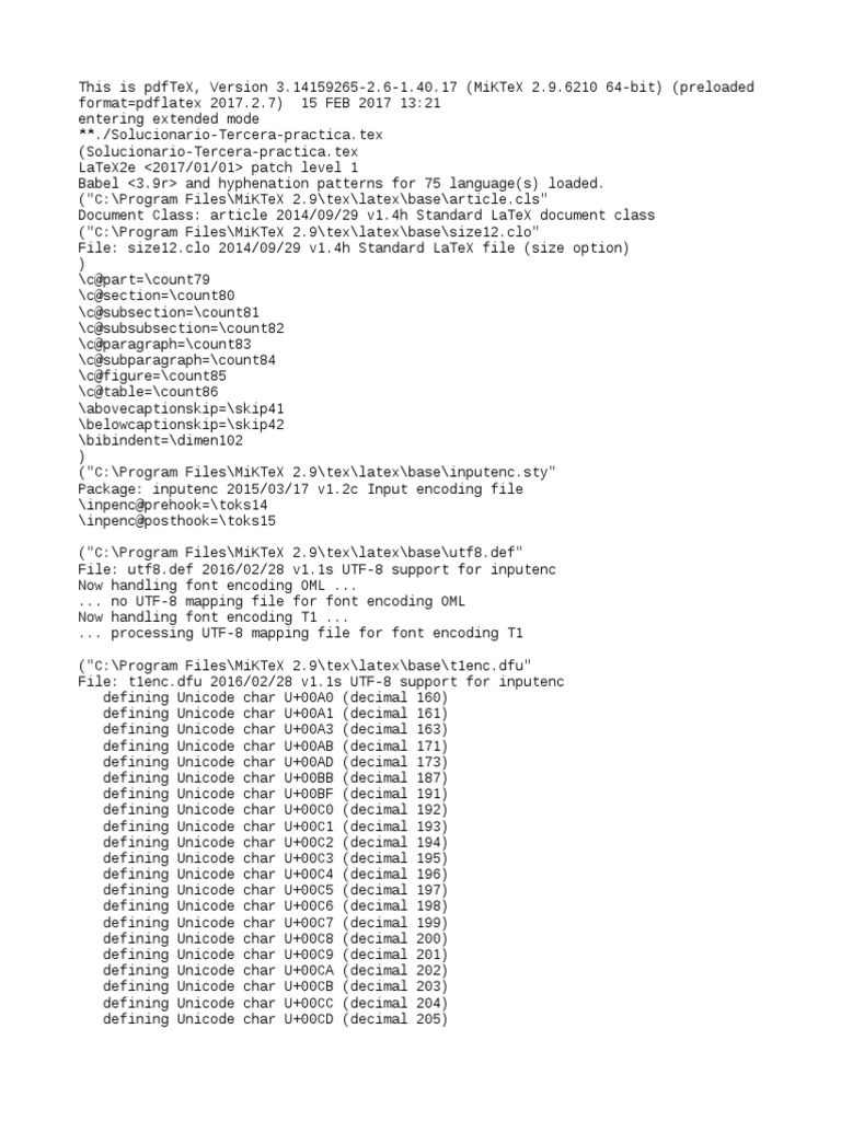 LaTeX Document Setup Guide | PDF | Te X | Text