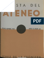 Revista Del Ateneo (Jerez de La Frontera) - 7-1933, N.º 65