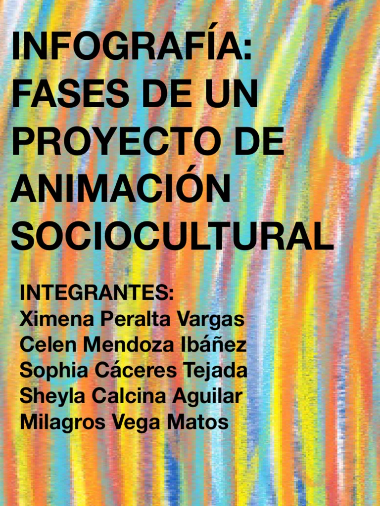 Infografía - Fases de Un Proyecto de Animación Sociocultural | PDF ...