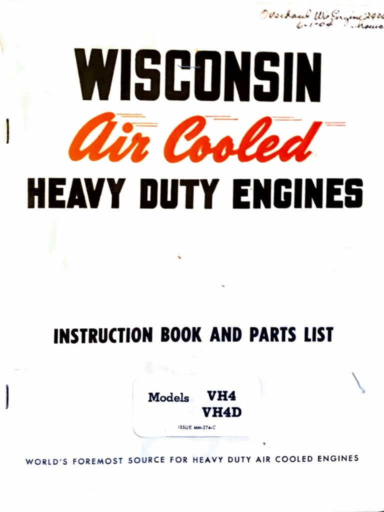 Wisconsin Vh4d Engine PDF Carburetor Ignition System