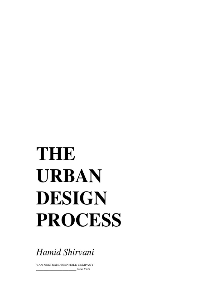 THE Urban Design Process: Hamid Shirvani | PDF | Urban Design | Parking