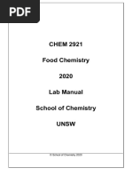 CHEM2921 Lab Manual2020 UPDATED