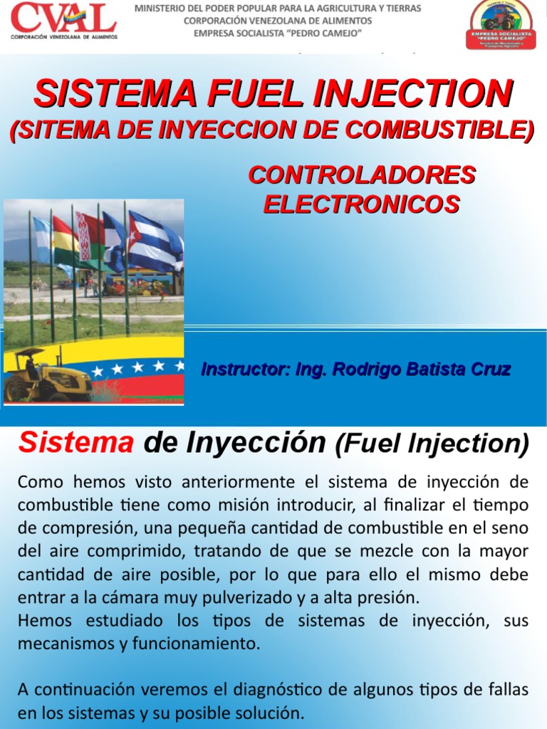 Sistema Fuel Injection PDF Inyección de combustible Tecnología