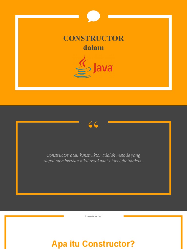 Constructor - Pemrograman Berbasis Objek | PDF | Komputer