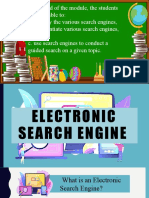 Electronic Search Engine