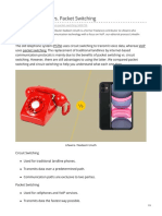 Circuit Switching Vs Packet Switching