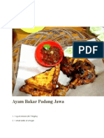 Ayam Bakar Padang Jawa