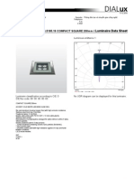 SIMES S.5195.19 COMPACT SQUARE 200mm /: Luminaire Data Sheet