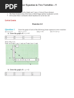 Linear Equation in Two Variables 5