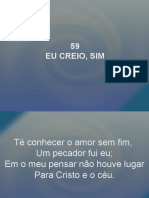 59 - Eu Creio Sim