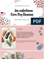 Tugas Berfikir Kreatif: Usaha Sederhana Corn Dog Banana