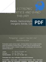 Electronic Properties and Band Theory