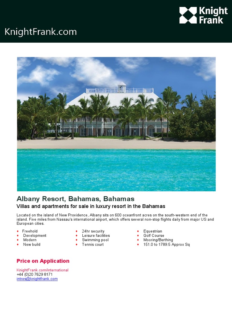 Albany Resort, Bahamas, Bahamas Villas and Apartments For Sale in