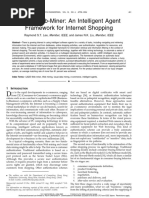 iJADE Web-Miner: An Intelligent Agent Framework For Internet Shopping