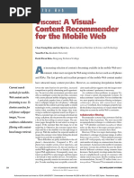 V: A Visual-Content Recommender For The Mobile Web: Iscors