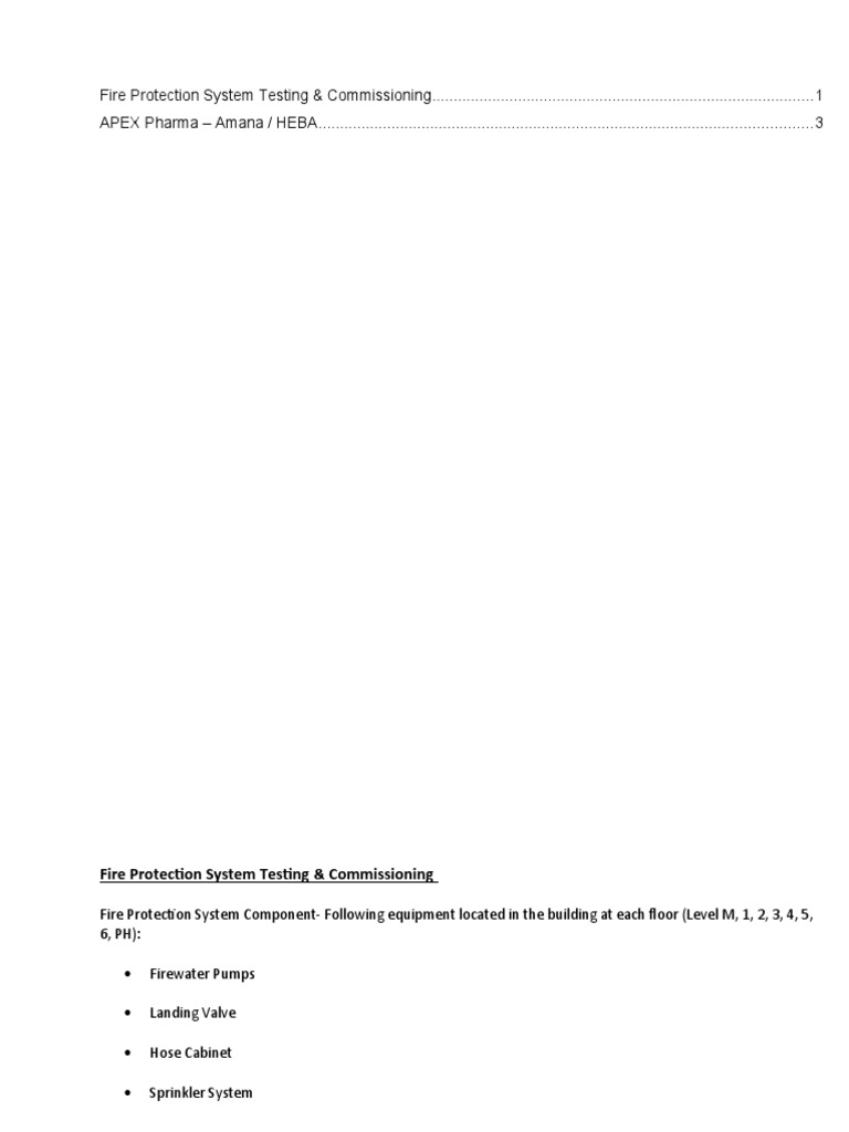 Misc Doc - Fire Protection | PDF | Fire Sprinkler System | Valve