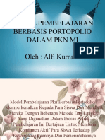 Model Pembelajaran Berbasis Portopolio Dalam PKN Mi