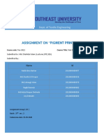 Assignment On "Pigment Printing": Dept. of Textile Engineering