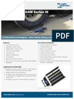 SAW Series III: Portable Wheel Load Weighers - Metric Models (Display in KG)