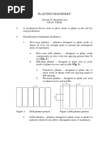 8 - Review Notes - PLANTING EQUIPMENT