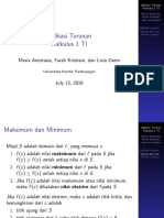 Penggunaan Turunan MA PDF