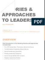 Theories & Approaches To Leadership: An Overview