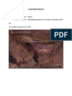 Q1. Assigned Land Use - Mines Name of Location - Thimmappanagudi Iron Ore Mine, Karnataka, India. Q2. Screenshot During The Year 2019