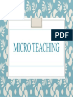 Micro Teaching