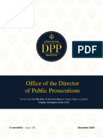 Newsletter Du Bureau Du DPP.