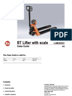 BT Lifter With Scale: LHM200SC Sales Guide en